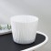 Kashpo for flowers with an insert “wave”, 2 l, d = 16 cm, h = 13.5 cm, white color
