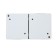 The outlet is double, 16 A, overhead, with salary, IP44, street, white