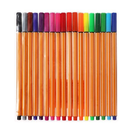 Set of capillary pens "strips", 18 colors-5
