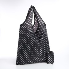 Household bag without fastening, black color