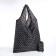 Household bag without fastening, black color
