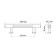 CAPPIO-REALING PELLILING, D = 12 mm, m/o 128 mm, color gold