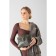 Cross-Bodi bag, lightning department, external pocket, green color