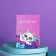 Gift set for the girl “Kitik”, bag, gum set, notebook, tattoo