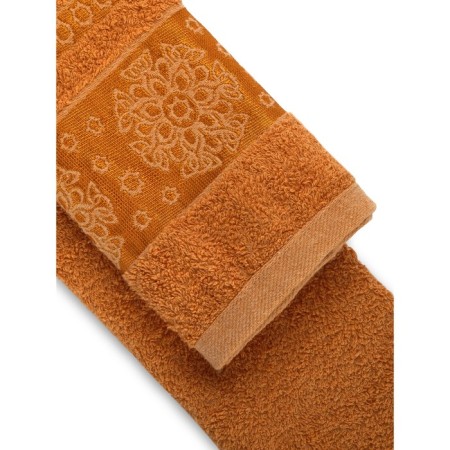 Terry towel "Linda", 420 g, size 70x140 cm, terracotta color-2