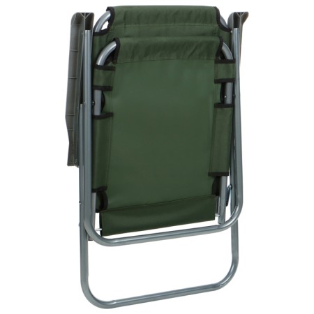 Folding chair, 55 x 54 x 88 cm, up to 120 kg, green color-7