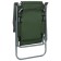 Folding chair, 55 x 54 x 88 cm, up to 120 kg, green color
