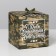 Gift folding box, packaging, “February 23”, 12 x 12 x 12 cm