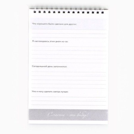 Gratitude Diary A5, 30 L "Gray"-3