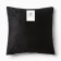 Pillowess Decorative Ethel "Kant", 45x45, black color, velor (100% PE)
