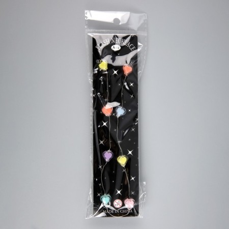 LED beads "Hearts", 80 cm, LED (1608) -16-4.6V, AG13X3 (in set), 3 dir, glow warm white-7