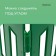 Decorative fence, 35 × 210 cm, 5 sections, plastic, green, RENESSANS, GREENGO