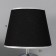 Traffic lamp with lampshade Risalux "dew", 1 × 40 W, E27, chrome/black, 20 × 20 × 32 cm