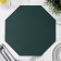Serving napkin on the TEM table, 38 × 38 cm, green color