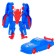 Autobot robot, transforms, mixtures, in a package