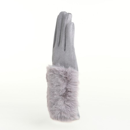 Gloves are female, dimensionless, without insulation, color gray color-1