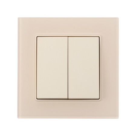 Silent Matt Matte Glass, 10 a, 2 cl., Hidden, glass, beige-2
