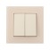 Silent Matt Matte Glass, 10 a, 2 cl., Hidden, glass, beige
