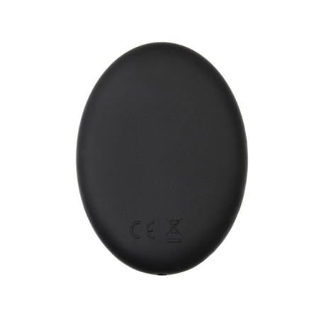 Inflatable anal vibrovaloga Popo pleasure Phoenix, 13.5 cm, silicone, black color-15