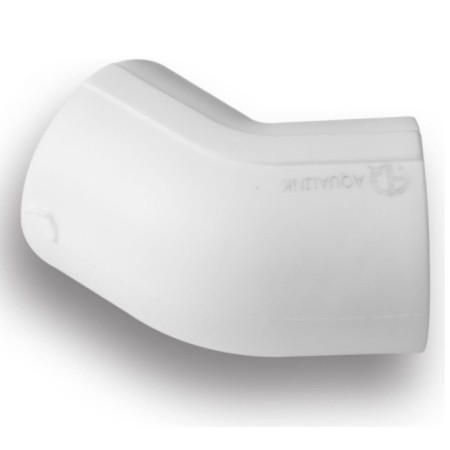 Aqualink square, polypropylene, d = 25 mm, 45 °-2