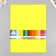 A set of felt 22x30 cm, 5 sheets, Korea, col. yellow