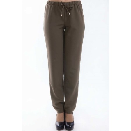 Female suit, size 42, green color-4