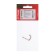 Hook furniture tundra TKO009, one -rod, copper