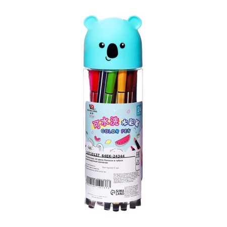 Fleeters 24 colors of stripes in a tube ventilated cap, a koala turquoise.-5