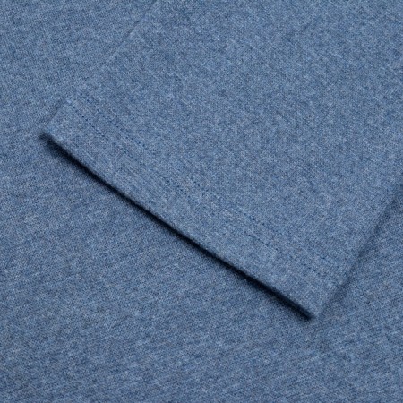 Turtleneck men's minku: Basic line man color gray-blue melange, size 48-2