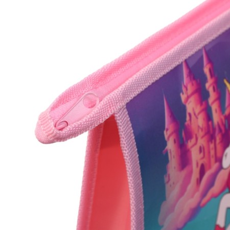 Folder d/notebooks A5 zipper on top plastic PM-A5-29, Minnie and unicorn-4