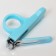 A childcare kit, 6 items: a children's comb, a brush, a knife with a cover, safe scissors with a cap, for a boy