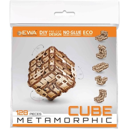Wooden designer-heading EWA "Metamorphic. Cube "-11