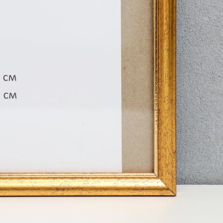 Photo frame plastic 35x50 cm, aged gold (plastic screen)-1
