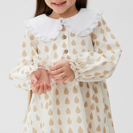 Baby dress with collar Kaftan "Drive", p. 32 (110-116 cm)-9
