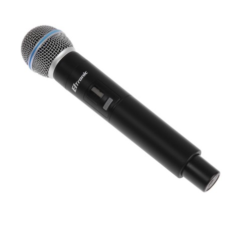 Microphone for karaoke Eltronic 10-03, wireless, receiver, black