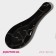 Glass stand under a spoonful of the share "Black", 23.5 × 8.3 × 1.5 cm