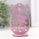 Easter decor "chick" 6.5x4.7x10.3 cm (set 2 parts) purple
