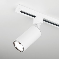 Трековый светильник Elektrostandard, Svit, 59х59х198 мм, GU10, цвет белый, хром