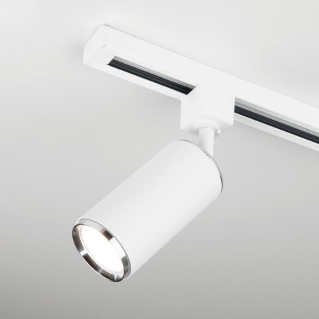 Elektrostandard, Svit track lamp, 59x59x198 mm, GU10, white color, chrome