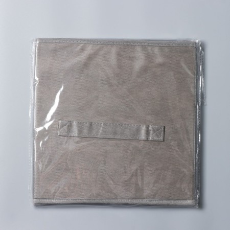 Storage box, 28 × 28 × 28 cm, gray color-3