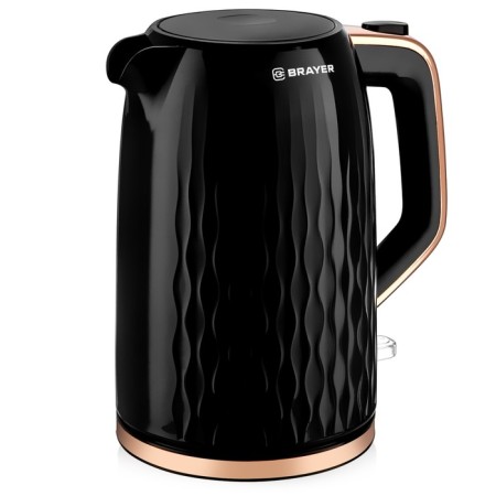 Electric kettle Brayer 1061br, plastic, 1.7 l, 3000 watts, black-1