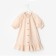 Dress for girls minku color light beige, height 122 cm
