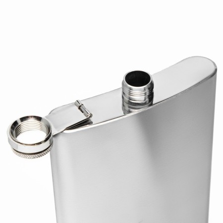 Flood for alcohol 600 ml, stainless steel, gift, army, 20 oz-2