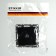 Television socket 1-seater, 75 Ohms (mechanism), Stekker series Erna, PST00-9108-03, black 1022446