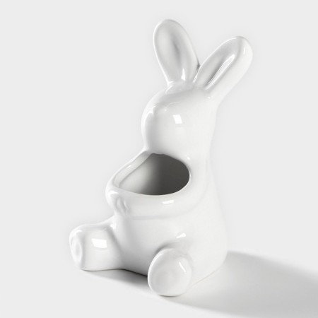 Tenthoper of the denture “Bunny”, 5.5 × 5 × 9 cm, white color-3