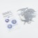 Stickers Children's interior "dinosaurs", mirror, wall decor, 10 pcs, pcs 10 x 5 cm