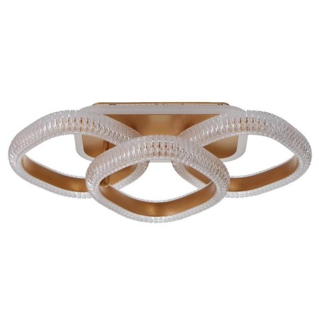 Chandelier with PDU 1141/3 LED+backlight 72W 3000K-6000K Dimmer gold 54x25x13 cm Bayerluux