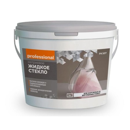 Liquid glass, sodium, 3 kg