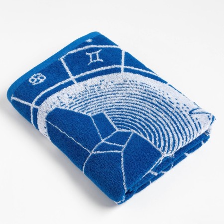 Tensor Ethel towel "Zodiac signs: Virgo" Blue, 67x130 cm, 100% cotton, 420g/m2-1