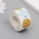 Stick Paper "Flower Polyka" d = 2.5 cm 500 pcs in a roll 3x5x5 cm